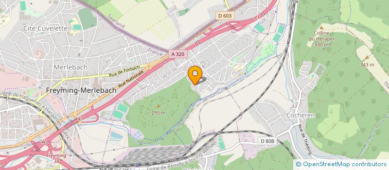 localisation de l'entreprise MADAME CYNTHIA MEHRSTEIN  COCHEREN