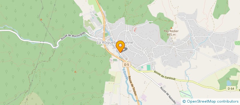 localisation de l'entreprise MADAME CYNTHIA MERIGAUD à LA ROQUEBRUSSANNE