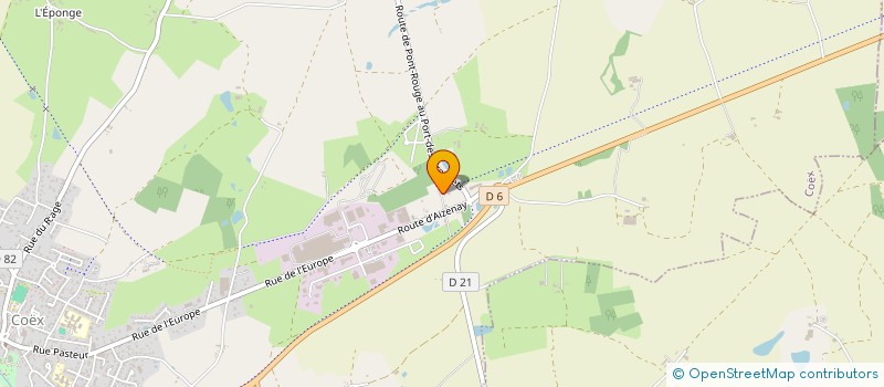 localisation de l'entreprise MADAME CYNTHIA MORILLEAU  COEX