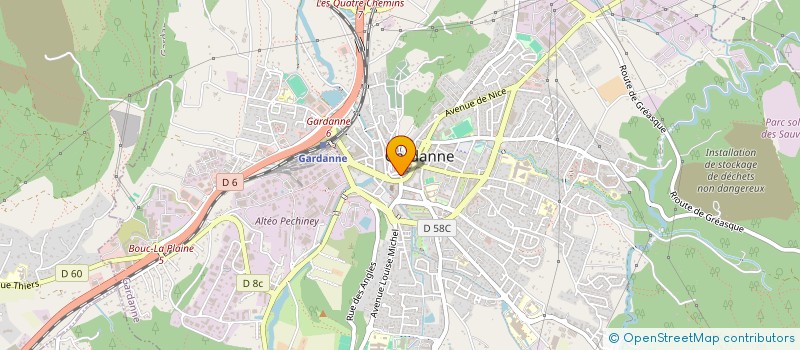 localisation de l'entreprise MADAME CYNTHIA MOZZICONACCI à GARDANNE