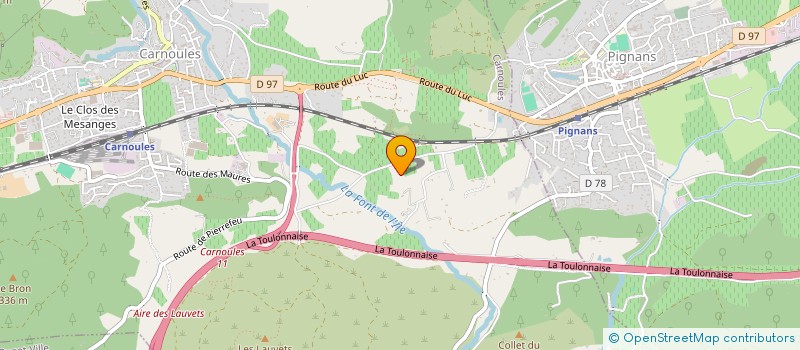 localisation de l'entreprise MADAME CYNTHIA MULLER  CARNOULES