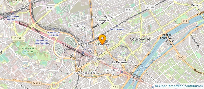localisation de l'entreprise MADAME CYNTHIA MYSLICKI à COURBEVOIE