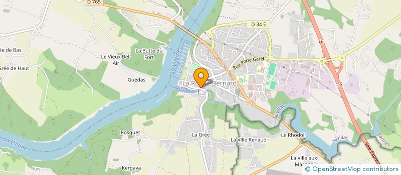 localisation de l'entreprise MADAME CYNTHIA NADINE LEDUNE  LA ROCHE-BERNARD