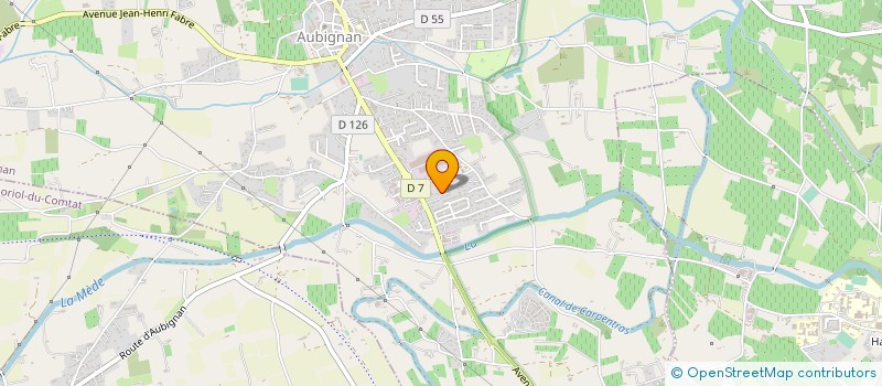 localisation de l'entreprise MADAME CYNTHIA NAVARRO  AUBIGNAN