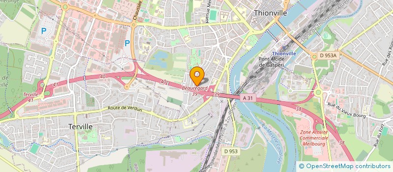 localisation de l'entreprise MADAME CYNTHIA ONYE  THIONVILLE