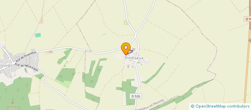 localisation de l'entreprise MADAME CYNTHIA POIRION  PROVISEUX-ET-PLESNOY