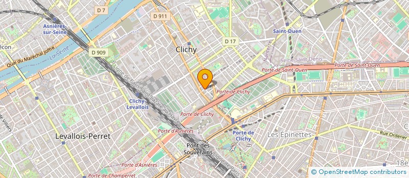 localisation de l'entreprise MADAME CYNTHIA PORTAL DIEGO  CLICHY