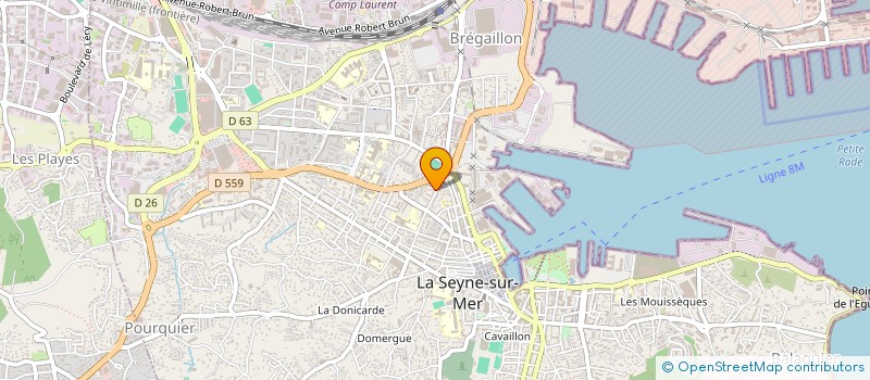 localisation de l'entreprise MADAME CYNTHIA PRADO Y GOMEZ  LA SEYNE SUR MER