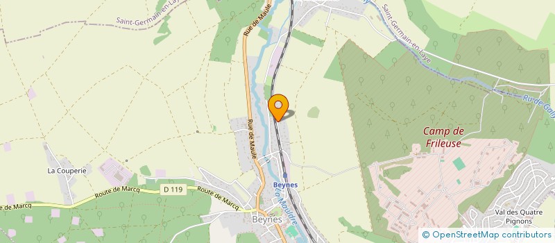 localisation de l'entreprise MADAME CYNTHIA PROFIT  BEYNES