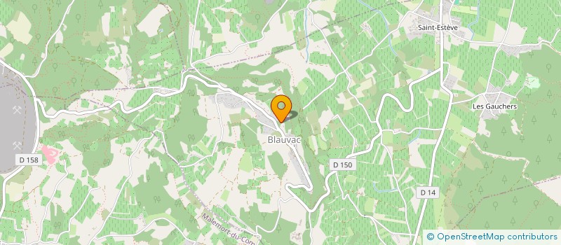 localisation de l'entreprise MADAME CYNTHIA PYLYSER  BLAUVAC