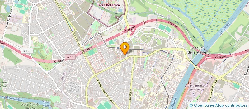 localisation de l'entreprise MADAME CYNTHIA QUEVAREC à ANGERS