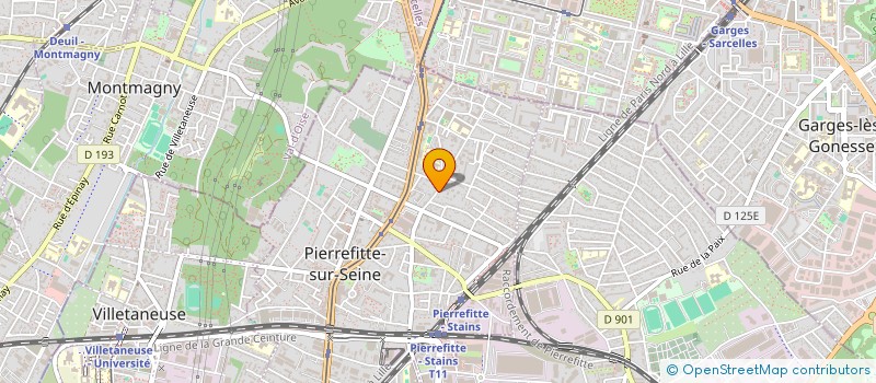 localisation de l'entreprise MADAME CYNTHIA RENAUD à PIERREFITTE-SUR-SEINE