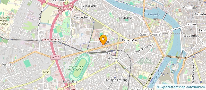 localisation de l'entreprise MADAME CYNTHIA RENAUDIN à TOULOUSE