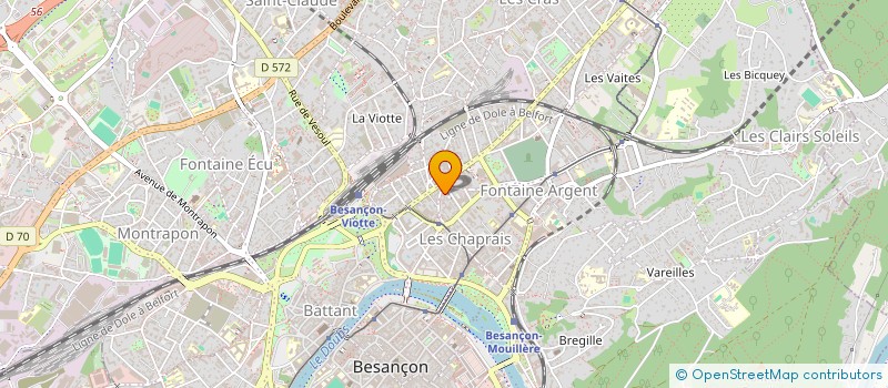 localisation de l'entreprise MADAME CYNTHIA RICHARD à BESANCON
