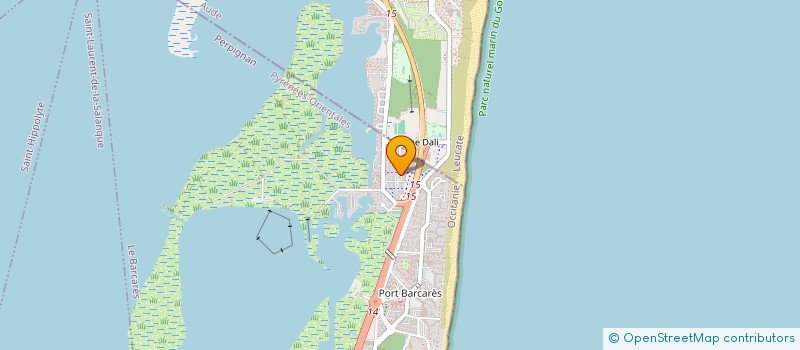 localisation de l'entreprise MADAME CYNTHIA RICHE  LE BARCARES