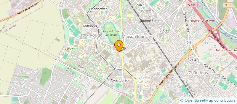 localisation de l'entreprise MADAME CYNTHIA RIVET  REIMS