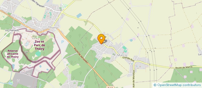 localisation de l'entreprise MADAME CYNTHIA ROUAUD  MARCQ