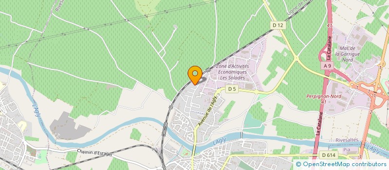 localisation de l'entreprise MADAME CYNTHIA ROULET  RIVESALTES