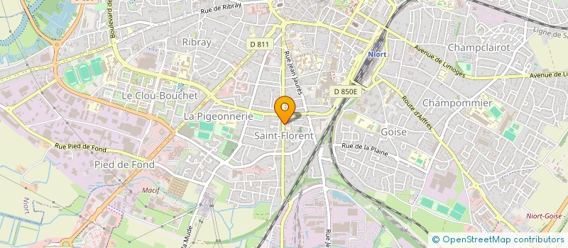 localisation de l'entreprise MADAME CYNTHIA ROUX à NIORT