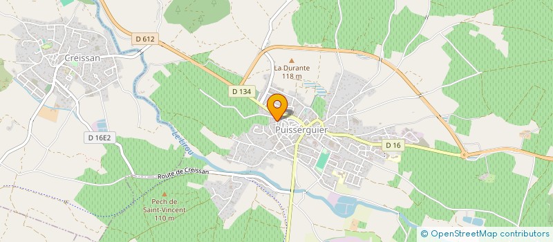 localisation de l'entreprise MADAME CYNTHIA SEMENE  PUISSERGUIER