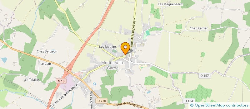 localisation de l'entreprise MADAME CYNTHIA SEYNAT  MONTLIEU-LA-GARDE