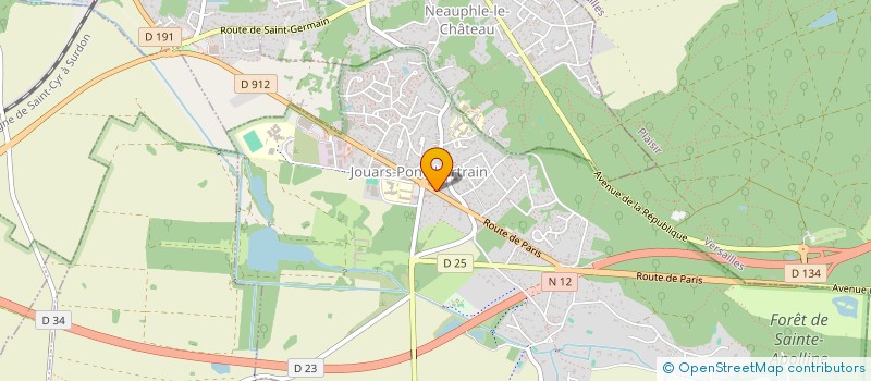 localisation de l'entreprise MADAME CYNTHIA SINNAN  JOUARS-PONTCHARTRAIN