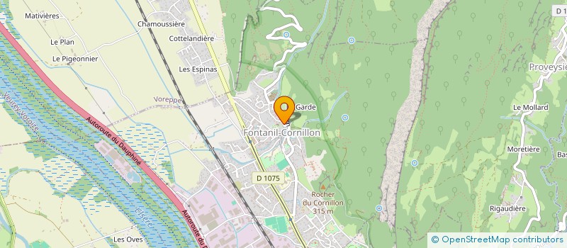 localisation de l'entreprise MADAME CYNTHIA SPAMPINATO  FONTANIL-CORNILLON