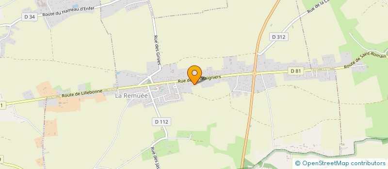 localisation de l'entreprise MADAME CYNTHIA STEVENS  LA REMUEE