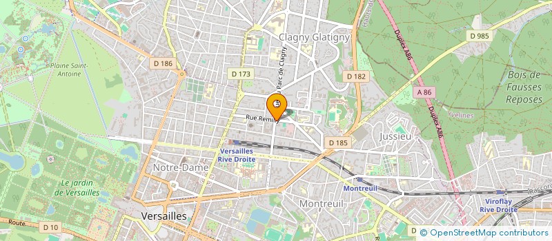 localisation de l'entreprise MADAME CYNTHIA TALBOT à VERSAILLES