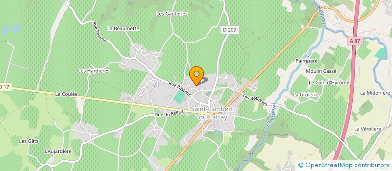 localisation de l'entreprise MADAME CYNTHIA TEMPLIER à VAL-DU-LAYON