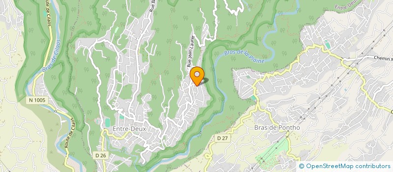 localisation de l'entreprise MADAME CYNTHIA VAITY  ENTRE-DEUX