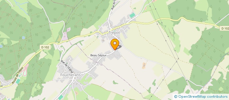 localisation de l'entreprise MADAME CYNTHIA VALETTE  TREPOT