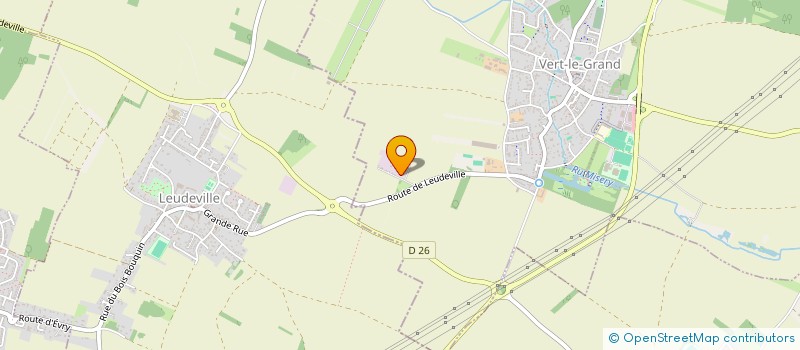 localisation de l'entreprise MADAME CYNTHIA VERGER-DOUCY  VERT-LE-GRAND