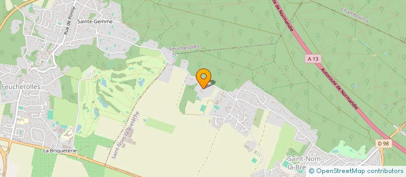 localisation de l'entreprise MADAME CYNTHIA VOISIN  SAINT-NOM-LA-BRETECHE