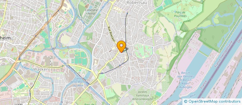 localisation de l'entreprise MADAME CYNTHIA WANDJI  STRASBOURG