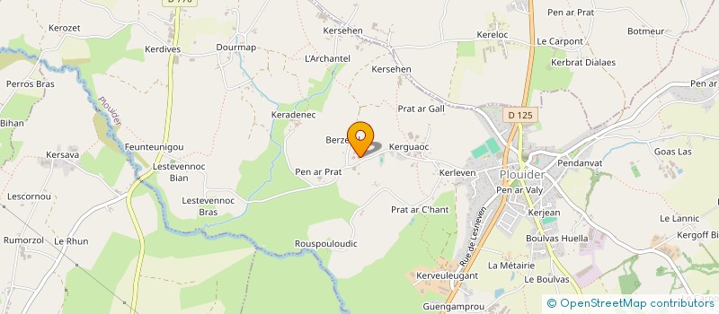 localisation de l'entreprise MADAME CYNTHIA YZOARD  PLOUIDER