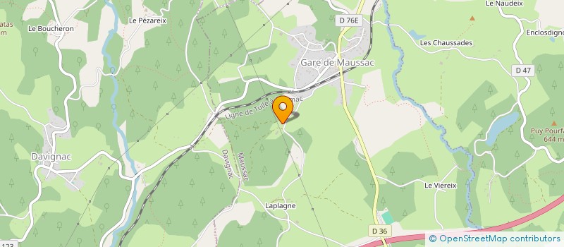 localisation de l'entreprise MADAME CYNTHIA ZBAWICKI  MAUSSAC