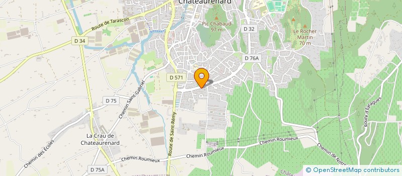 localisation de l'entreprise MADAME CYNTIA BENAC  CHATEAURENARD