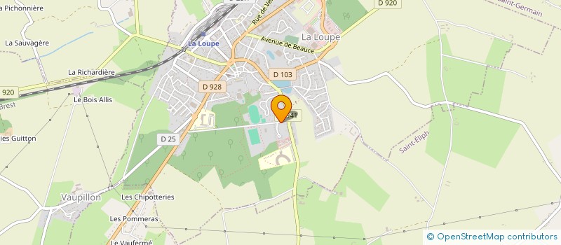 localisation de l'entreprise MADAME CYNTIA LELEU à LA LOUPE