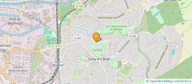 localisation de l'entreprise MADAME CYNTIA OVARBURY  SUCY-EN-BRIE