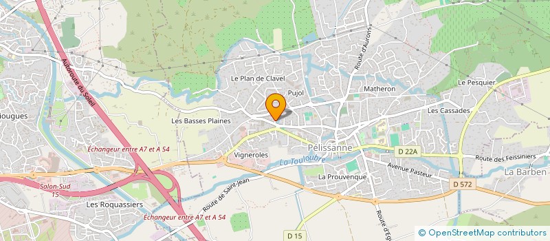 localisation de l'entreprise MADAME CYNTIA TUDARE à PELISSANNE
