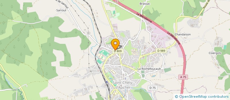 localisation de l'entreprise MADAME CYRIA ANDRE à SAINT-CHELY-D'APCHER
