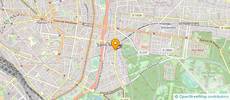 localisation de l'entreprise MADAME CYRIANE DARNAULT à SAINT-MANDE