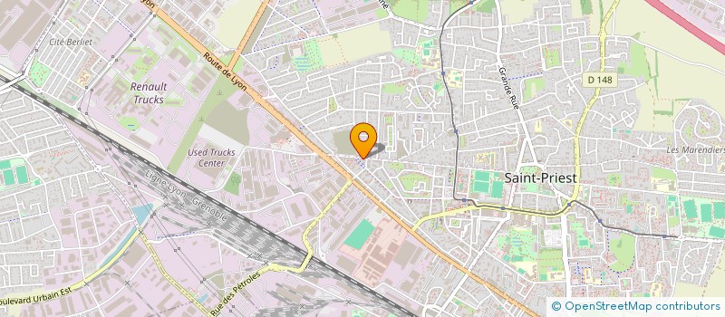 localisation de l'entreprise MADAME CYRIANE LANGAR  SAINT-PRIEST