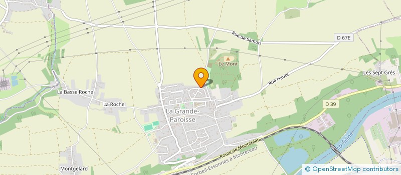 localisation de l'entreprise MADAME CYRIANNE HAETTEL  LA GRANDE-PAROISSE