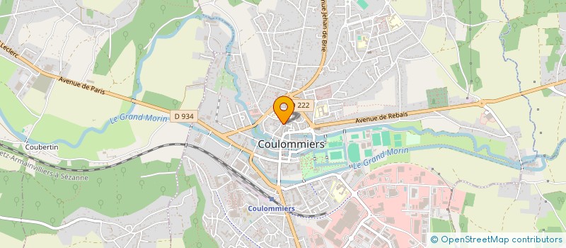 localisation de l'entreprise MADAME CYRIELLE ALBRECH  COULOMMIERS