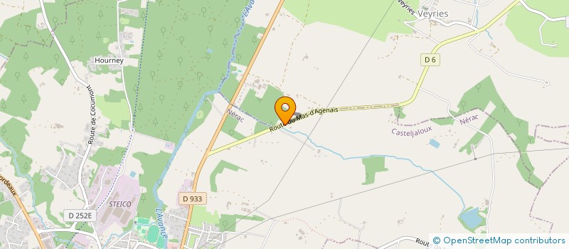 localisation de l'entreprise MADAME CYRIELLE ANATOLE  CASTELJALOUX