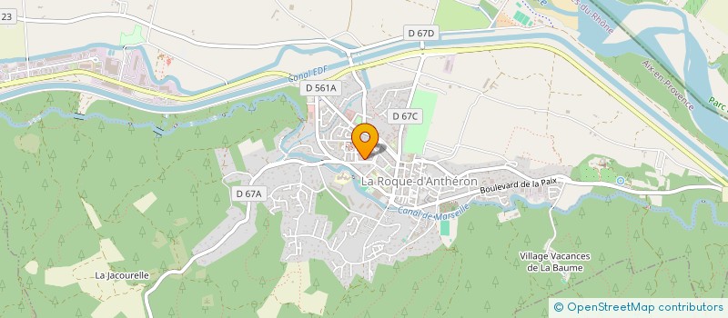 localisation de l'entreprise MADAME CYRIELLE ARMENICO  LA ROQUE D'ANTHERON