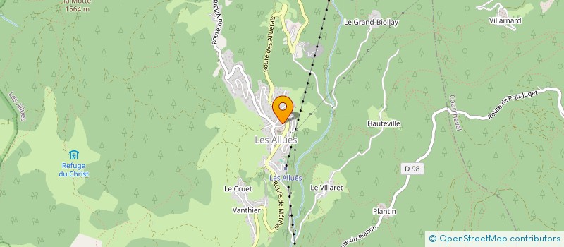 localisation de l'entreprise MADAME CYRIELLE AUGUSTE  LES BELLEVILLE