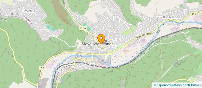 localisation de l'entreprise MADAME CYRIELLE BALDO  MOYEUVRE-GRANDE